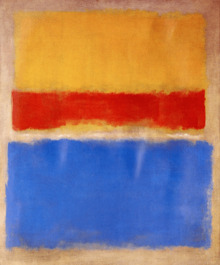 Mark Rothko, Untitled (Yellow, Red and Blue), 1953. Artwork: © 1998 Kate Rothko Prizel & Christopher Rothko / Artists Rights Society (ARS), New York